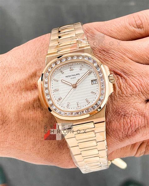 patek philippe diamond bezel.